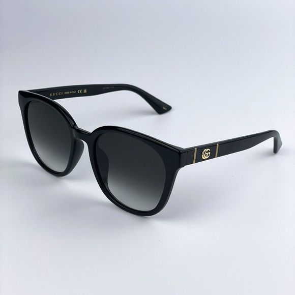 Gucci GG1122SA 001 BRAND NEW Sunglasses Black Grey Gradient Women